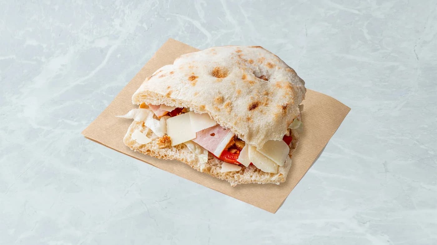 Focaccia γαρίδα